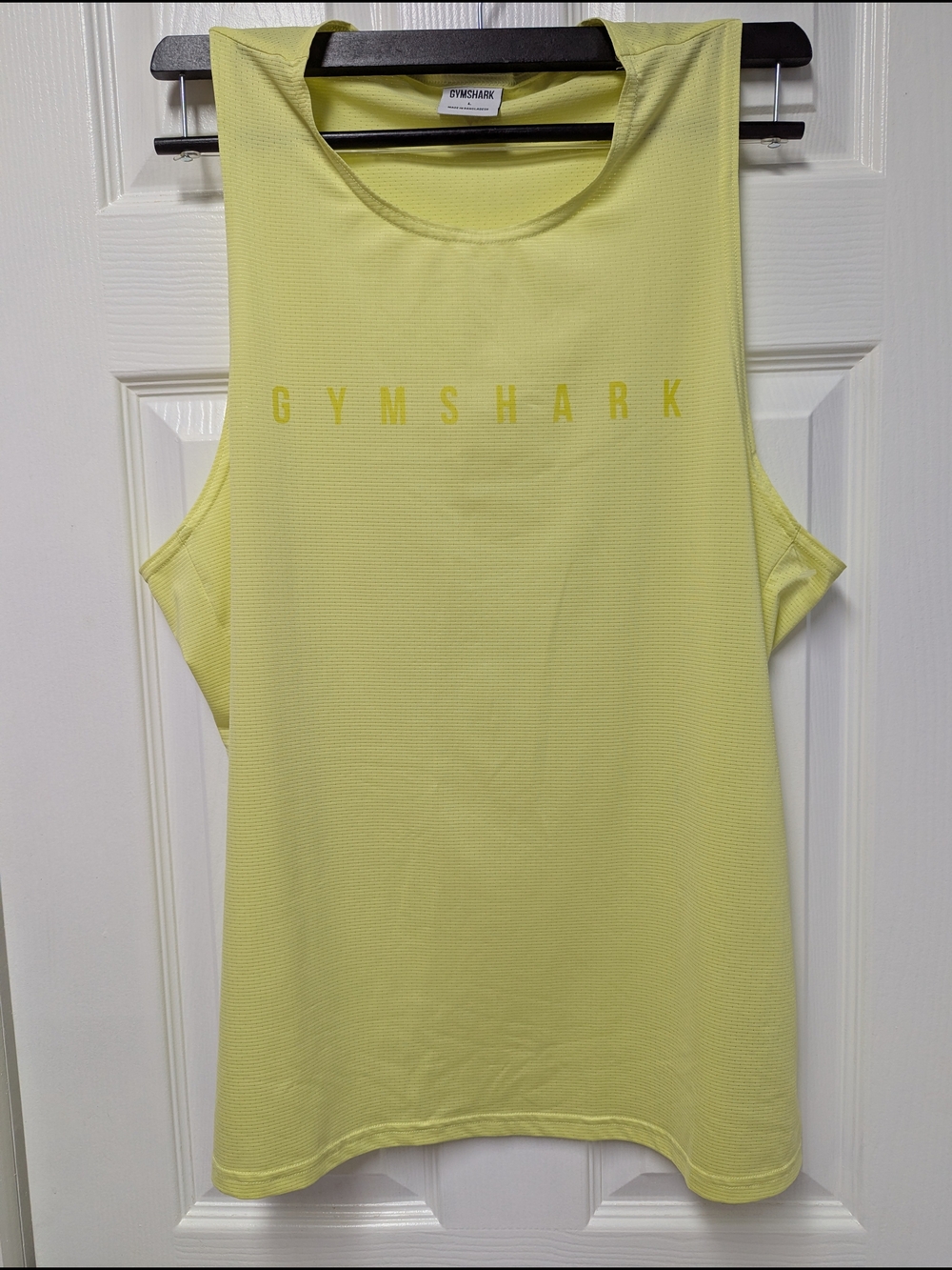 Gymshark Women's Yellow Performance Tank Top - Picture 2 of 7
